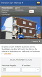 Mobile Screenshot of pensionsanmarcos-alovera.com